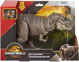 Jurassic Rebirth Tyrannosaurus Rex Lab Lockdown T-Rex Action Figure