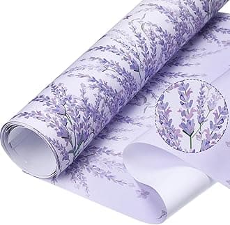 10 Sheets Drawer Liners for Dresser Scented Drawer Liners Non Adhesive Scented Paper for Fragrant Home Shelf Closet(Lavender,Lavender)
